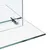 Produktbild 4 för Väggspegel med hylla 50x50 cm härdat glas