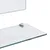 Produktbild 4 för Badrumsspegel med hylla 100x60 cm härdat glas
