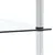Produktbild 3 för Hylla 3 hyllplan transparent 40x40x67 cm härdat glas