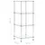 Produktbild 5 för Hylla 4 hyllplan transparent 40x40x100 cm härdat glas