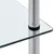 Produktbild 4 för Hylla 6 hyllplan transparent 40x40x160 cm härdat glas