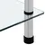 Produktbild 5 för Hylla 6 hyllplan transparent 40x40x160 cm härdat glas