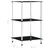 Produktbild 5 för Hylla 3 hyllplan svart 40x40x67 cm härdat glas