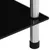 Produktbild 5 för Hylla 6 hyllplan svart 40x40x160 cm härdat glas