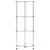 Produktbild 3 för Hylla 4 hyllplan transparent 30x30x100 cm härdat glas