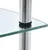 Produktbild 4 för Hylla 4 hyllplan transparent 30x30x100 cm härdat glas