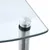 Produktbild 5 för Hylla 4 hyllplan transparent 30x30x100 cm härdat glas