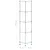 Produktbild 6 för Hylla 5 hyllplan transparent 30x30x130 cm härdat glas