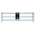 Produktbild 2 för TV-bänk transparent 150x40x40 cm härdat glas