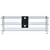 Produktbild 2 för TV-bänk transparent 120x40x40 cm härdat glas