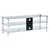 Produktbild 4 för TV-bänk transparent 120x40x40 cm härdat glas