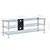 Produktbild 6 för TV-bänk transparent 120x40x40 cm härdat glas
