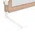 Produktbild 6 för Sängskena för barn taupe 150x42 cm polyester