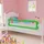Sängskena för barn grön 120x42 cm polyester