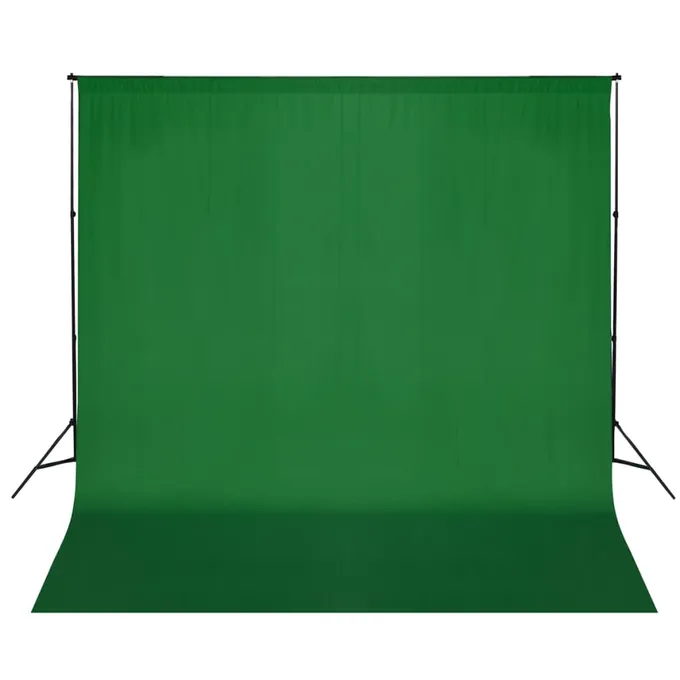 Stativ och fotobakgrund 600x300 cm grön