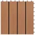Produktbild 4 för WPC Klickgolv 30x30cm 11-pack 1m2 Brun