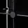 Förvaringsskåp med 18 utrymmen svart och vit 37x146x180,5 cm