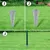 Produktbild 4 för Eurofence stål 10 x 1,2 m grön