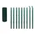 Produktbild 3 för Eurofence stål 10 x 1,2 m grön
