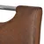 Produktbild 5 för Matstolar 2 st brun konstläder