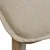 Produktbild 6 för Matstolar 6 st beige tyg och massiv ek 