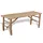 Ölbord med 2 bänkar 100 cm bambu