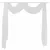 Produktbild 2 för Skir voile draperad gardin 140 x 600 cm vit