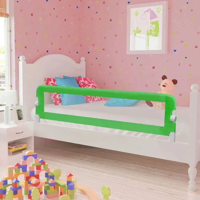 Sängskena för barnsäng 150 x 42 cm grön