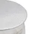 Produktbild 3 för Sidobord/pall av hamrad aluminium silver 