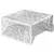Produktbild 2 för Soffbord geometrisk design aluminium silver 