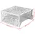 Produktbild 5 för Soffbord geometrisk design aluminium silver 