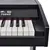Produktbild 4 för Digitalpiano med pedaler och 88 tangenter Melaminbräda svart  