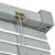Produktbild 4 för Persienner aluminium 100x220 cm silver