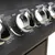 Produktbild 4 för Gasolgrill 4+1 kokzoner svart