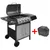 Produktbild 3 för Gasolgrill 4+1 kokzoner svart och silver