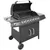 Produktbild 2 för Gasolgrill 6+1 kokzoner svart