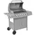 Produktbild 2 för Gasolgrill 6+1 kokzoner silver