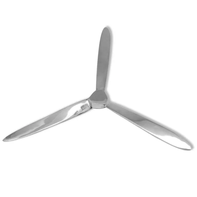 Väggmonterad propeller aluminium silver 70 cm