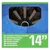 Produktbild 2 för ProPlus Navkapslar Fox svart 14" 4 st