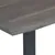 Produktbild 3 för Soffbord med levande kanter grå 115x60x40 cm massivt akaciaträ