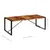 Produktbild 6 för Matbord 220x100x75 cm massivt sheshamträ