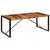 Produktbild 11 för Matbord 200x100x75 cm massivt sheshamträ