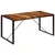 Produktbild 11 för Matbord 160x80x75 cm massivt shesamträ
