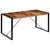 Produktbild 12 för Matbord 160x80x75 cm massivt shesamträ