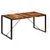 Produktbild 8 för Matbord 160x80x75 cm massivt shesamträ