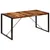 Produktbild 10 för Matbord 160x80x75 cm massivt shesamträ