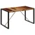 Produktbild 9 för Matbord 140x70x75 cm massivt sheshamträ
