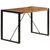 Produktbild 3 för Matbord 120x60x76 cm massivt sheshamträ