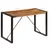 Produktbild 7 för Matbord 120x60x76 cm massivt sheshamträ
