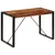 Produktbild 8 för Matbord 120x60x76 cm massivt sheshamträ